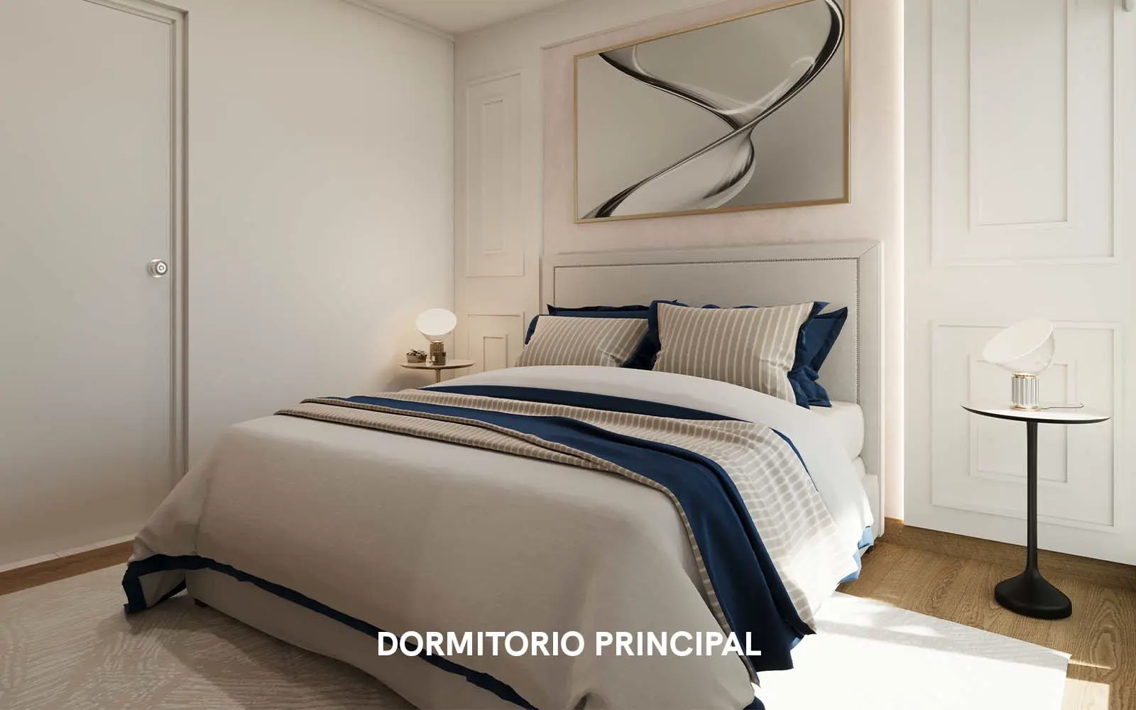dormitorio-principal-Velvet Departamento Tipo 5 membretado - Landart