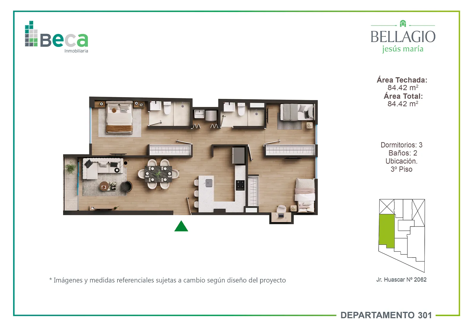DPT X01B-301_bellagio_membretado Departamento X01B - Bellagio - Departamento en Venta en Jesús María
