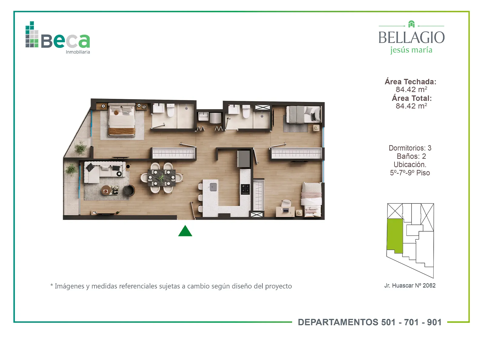 DPT X01D_bellagio_membretado Departamento X01D - Bellagio - Departamento en Venta en Jesús María