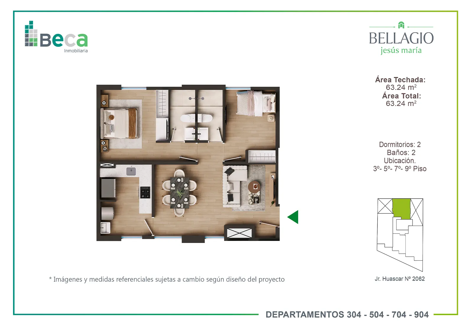 DPT X04B_bellagio_membretado Departamento X4B - Bellagio - Departamento en Venta en Jesús María