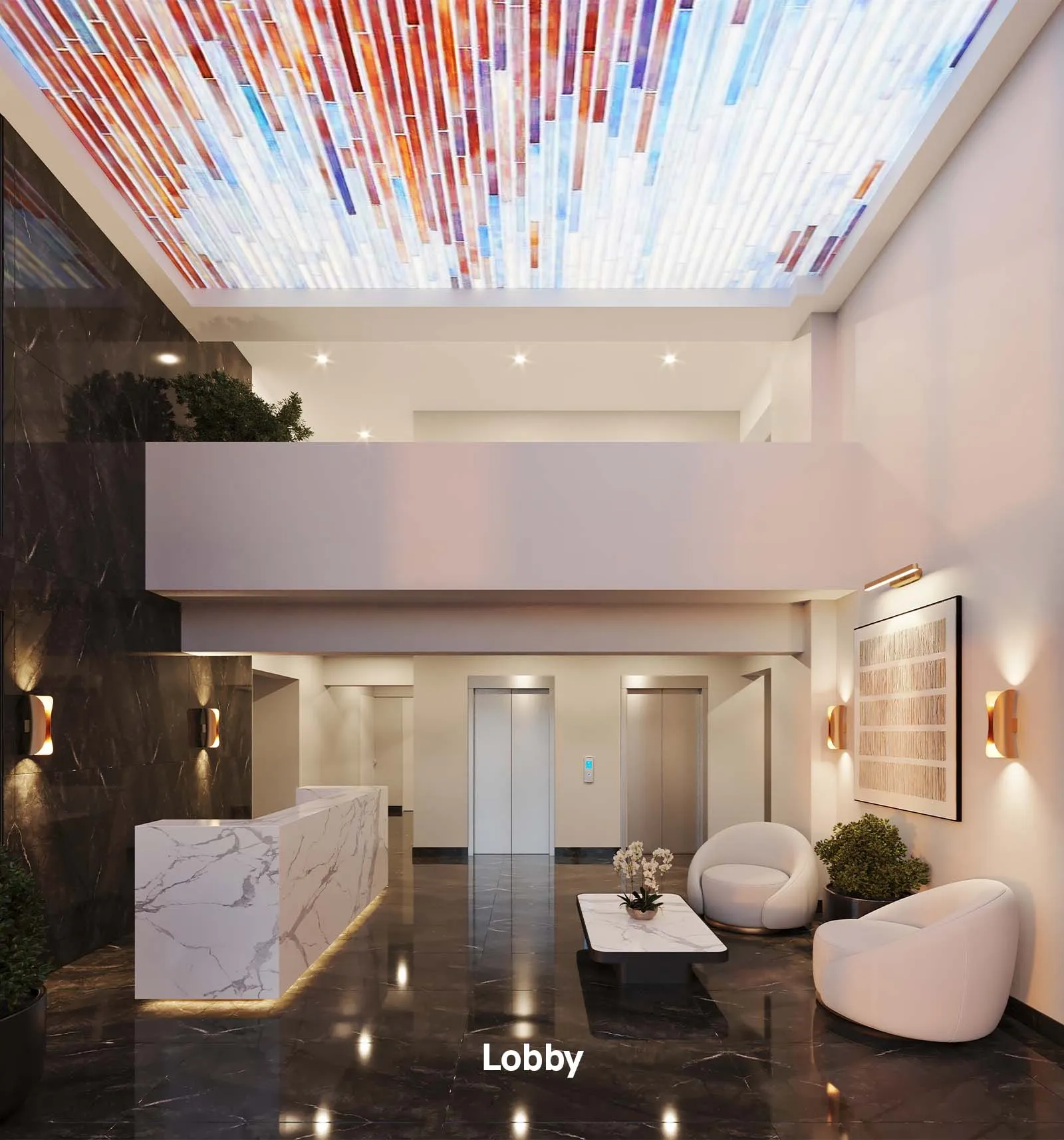Lobby_doble_altura_Bellagio Lobby doble altura Bellagio