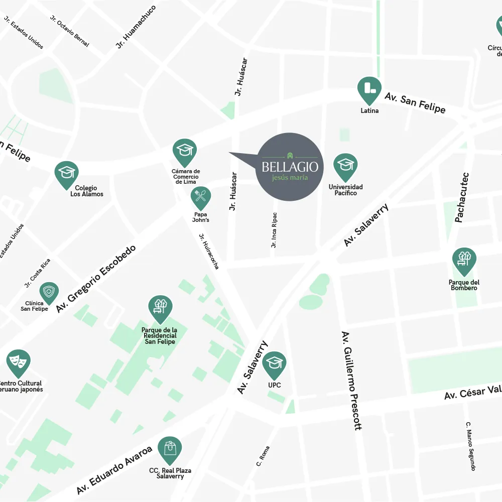 Mapa bellagio Mapa bellagio
