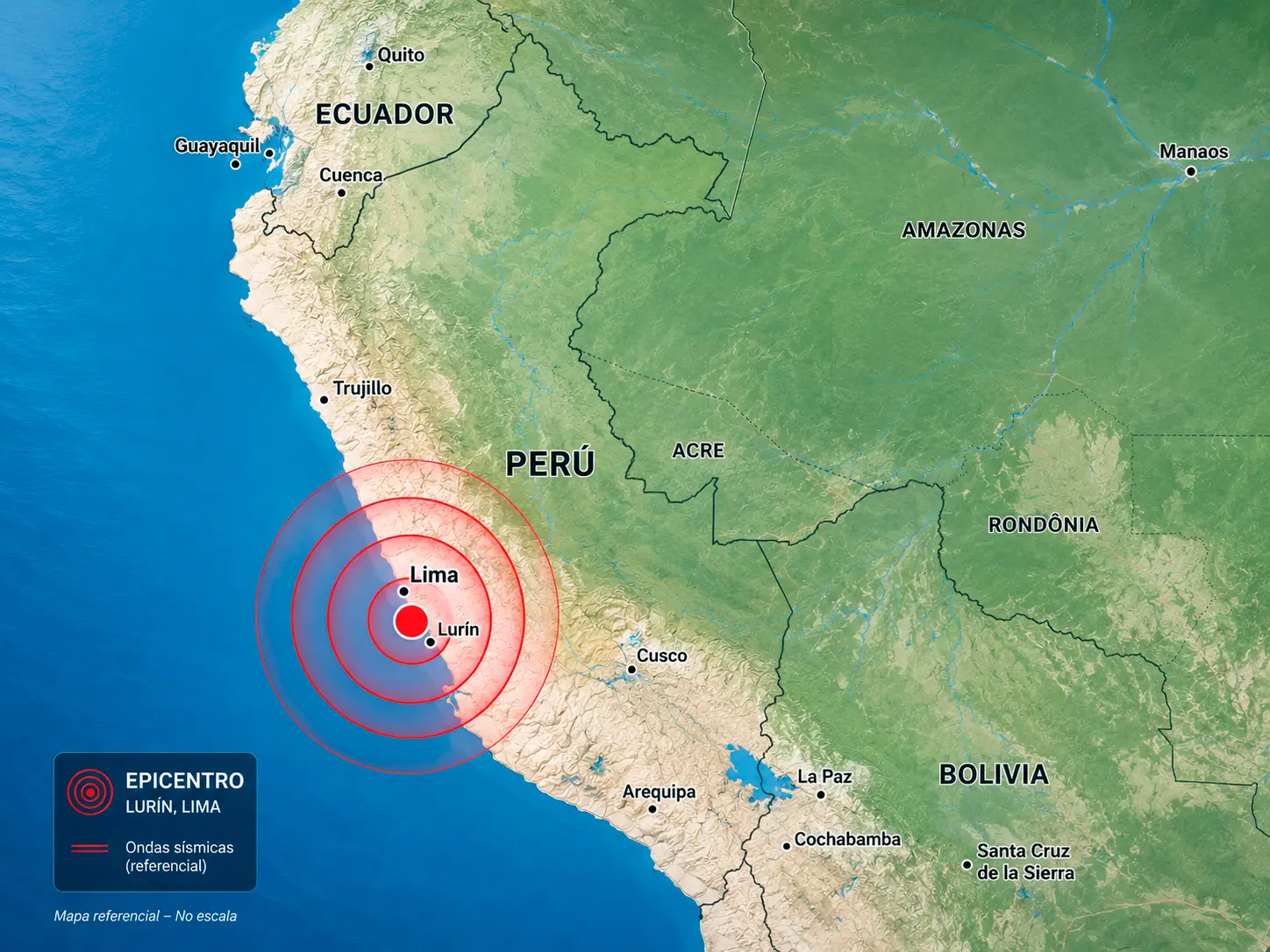 mapa de sismos en Lima y Perú 2026