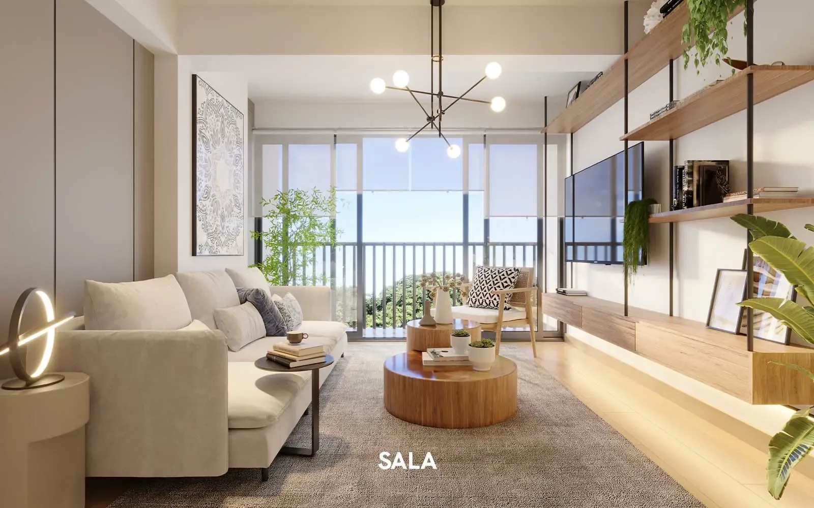 Interiores de Edificio Mandala